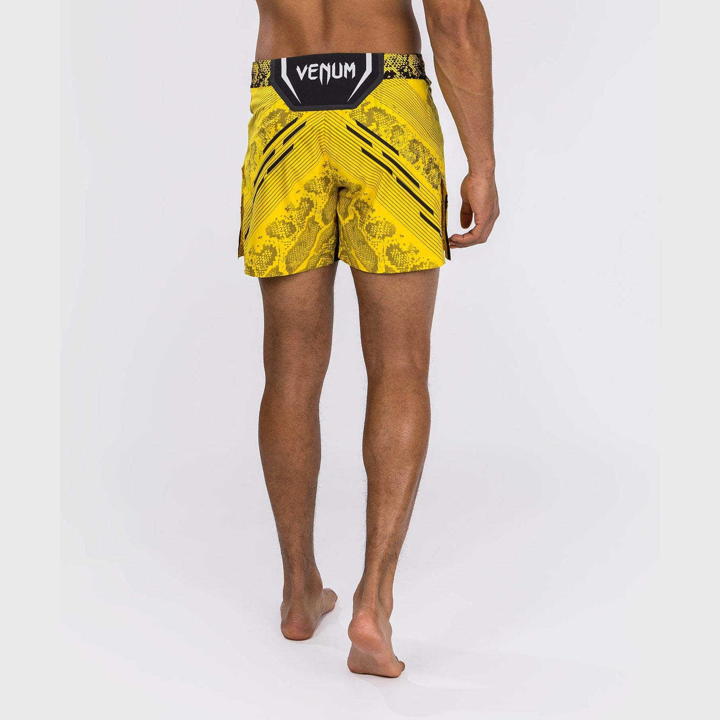 UFC Adrenaline by Venum Personalized Authentic Fight Night Men's Fight Short - Short Fit - Yellow