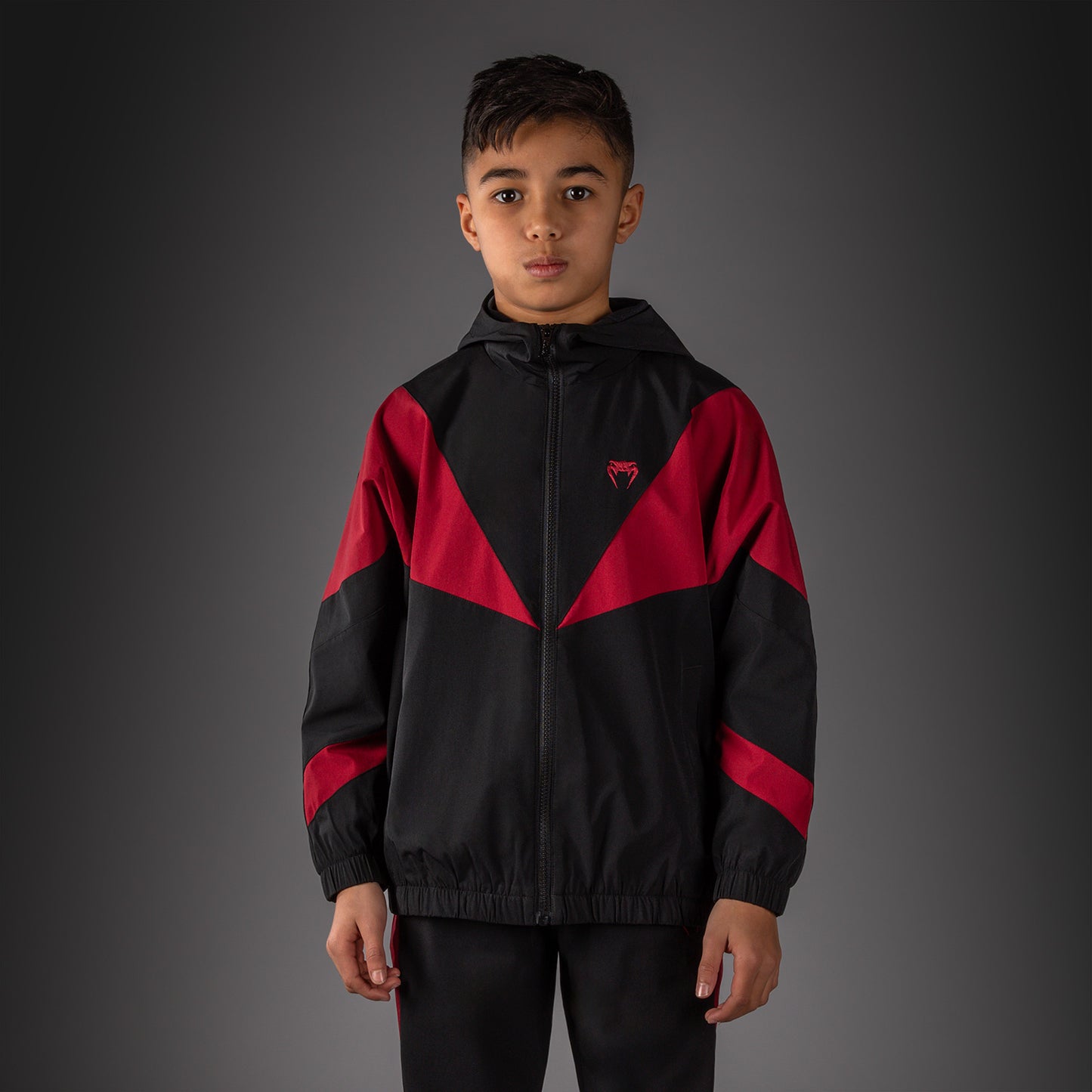 Venum Vectra Kids Track Jacket - Black/Red  product-type_Jackets Venum