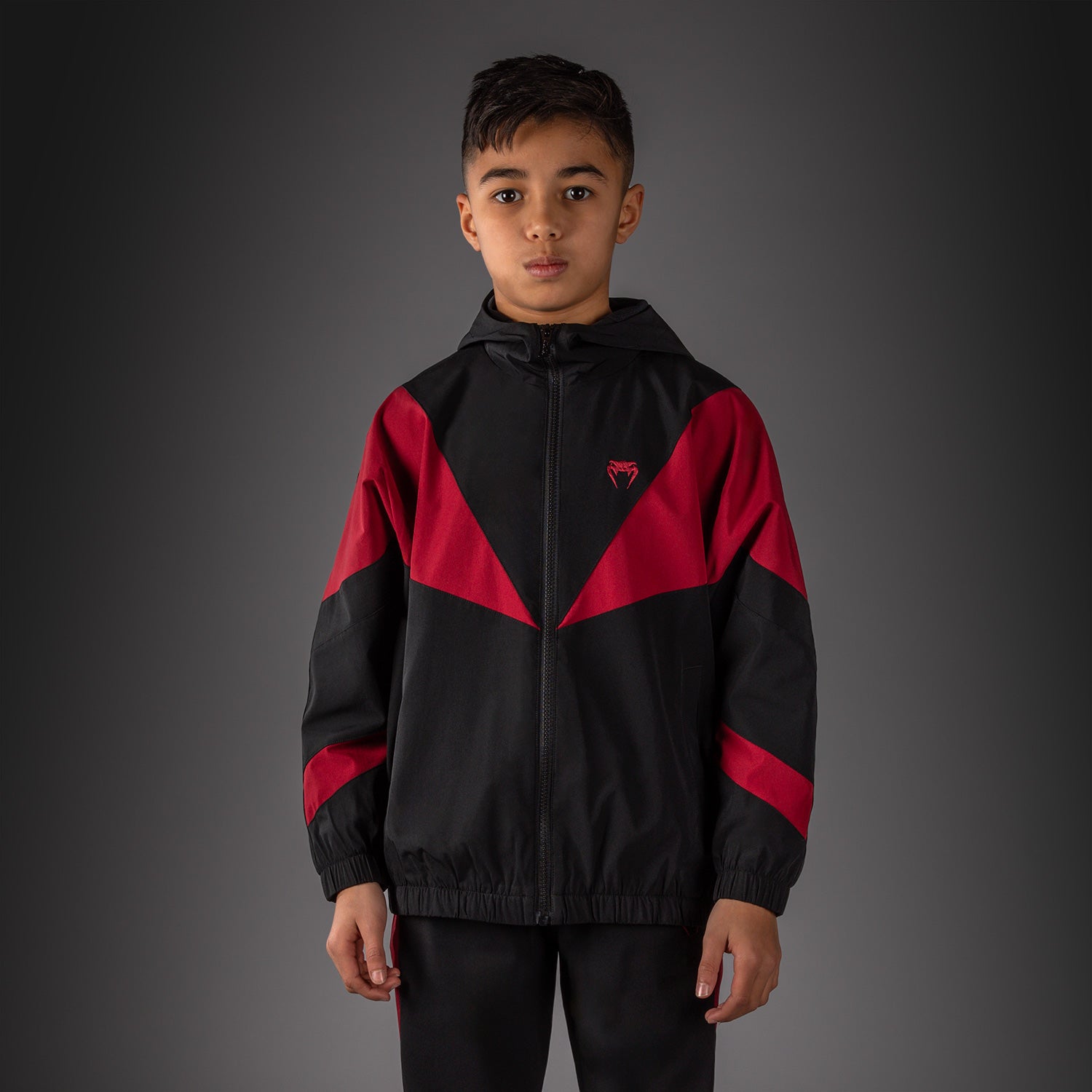 Venum Vectra Kids Track Jacket - Black/Red  product-type_Jackets Venum