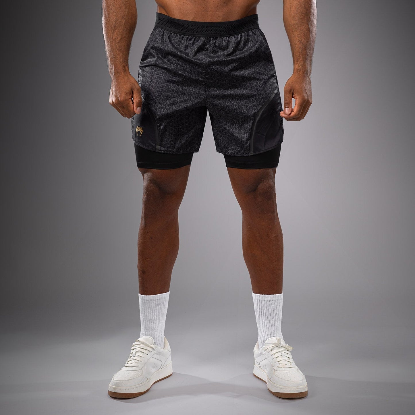 Venum x Assassin's Creed Shadows Training Short - Black/Gold