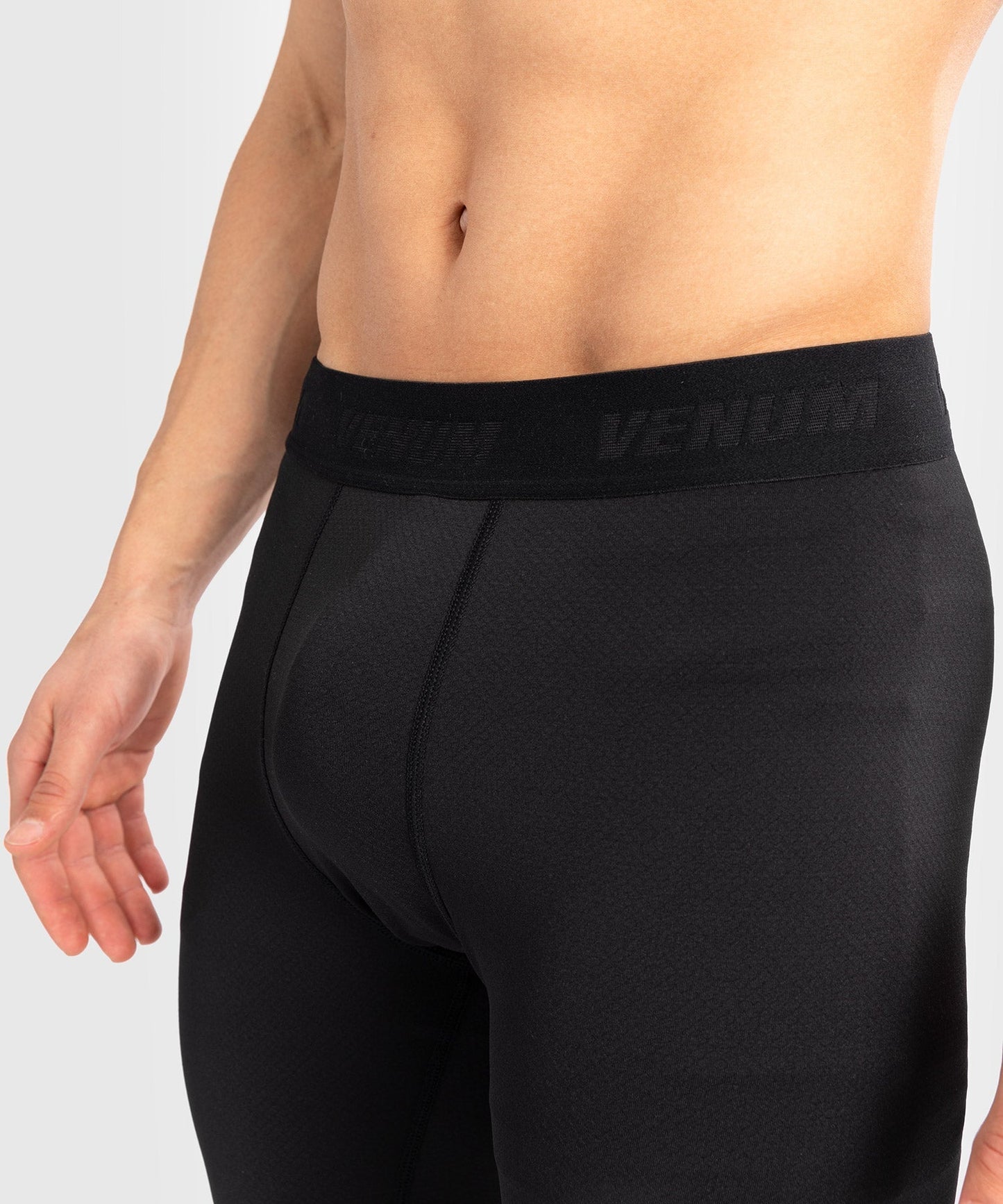 Pantalon de compression pour hommes Venum Contender - Noir/Blanc - Pantalons