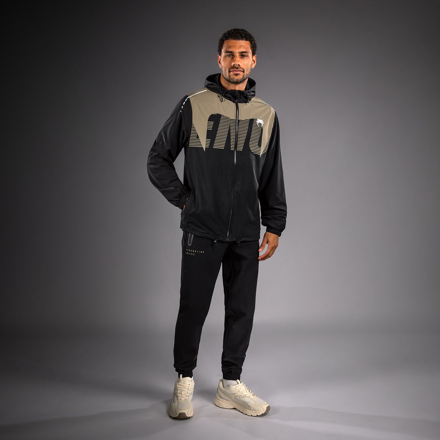 Venum Adrenaline Track Jacket - Black/Sand