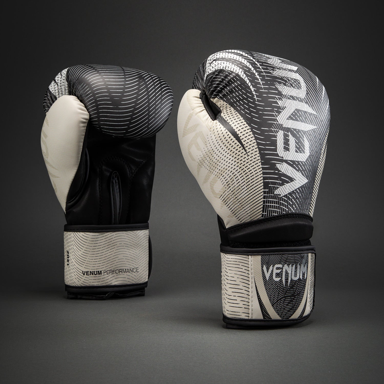 Venum Galactic 3.0 Boxing Gloves - Off-white/Black  product-type_Boxing Gloves Venum