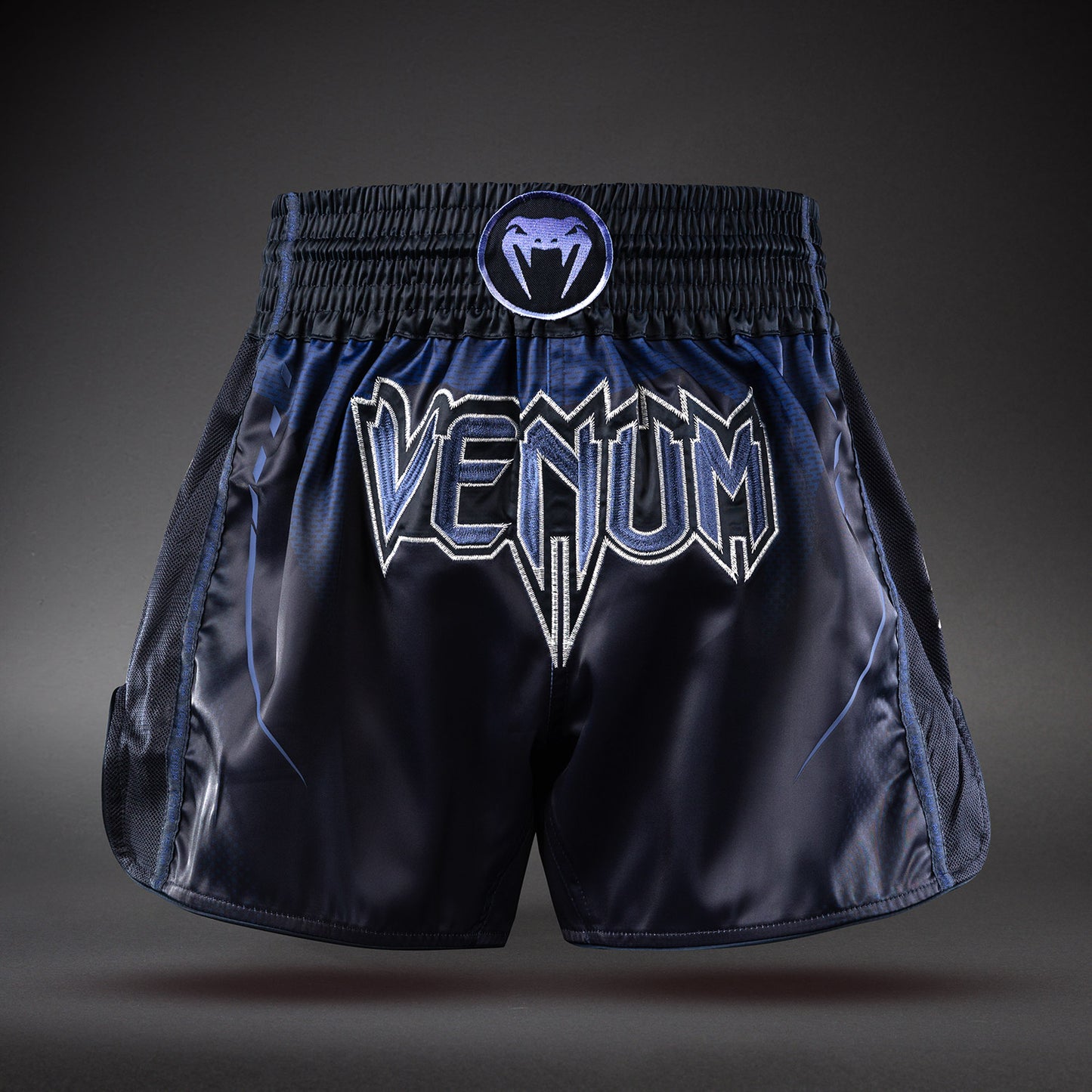 Venum G-Core Muay Thai Shorts - Navy Blue/White  product-type_Muay Thai Shorts Venum