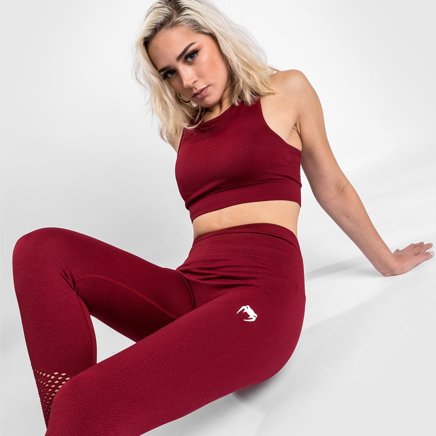 Venum Sparring Seamless 7/8 Leggings - For Women - Burgundy