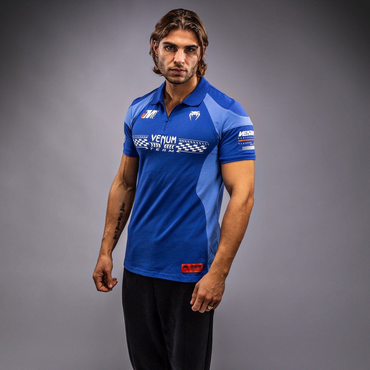 Venum Motorsport Cotton Polo - Royal Blue