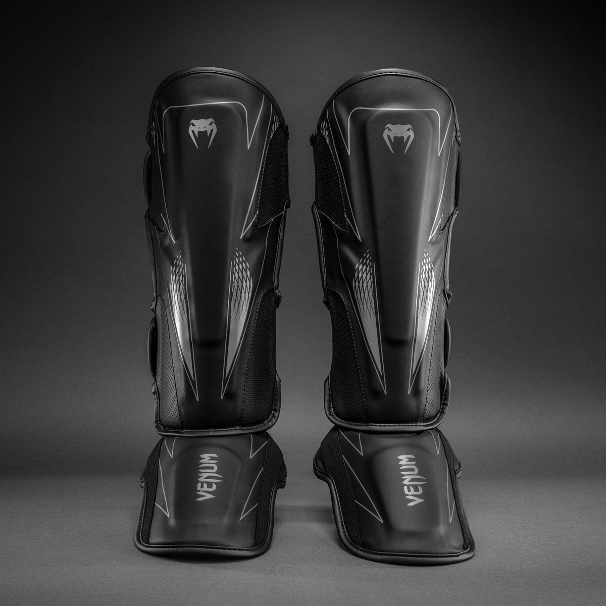 Venum Amazonia Reborn Shin Guards - Black/Grey