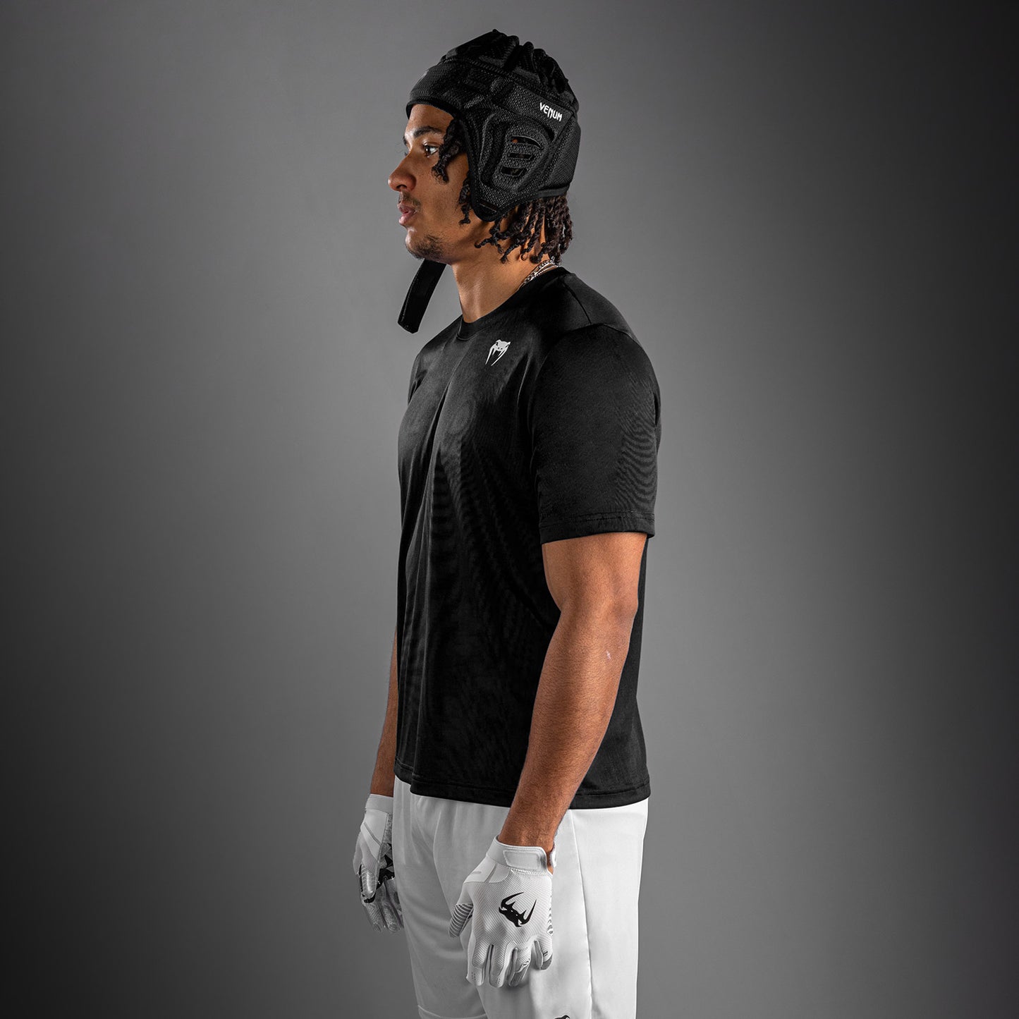 Venum Lineup Performance Short Sleeve T-Shirt - Black/White