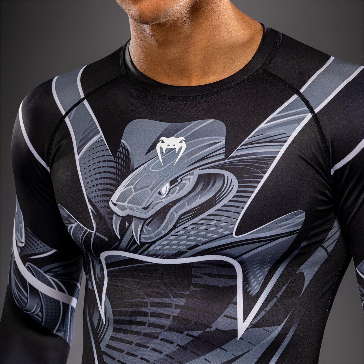 Crimson Viper 2.0 Short Sleeves Rashguards Black/Grey