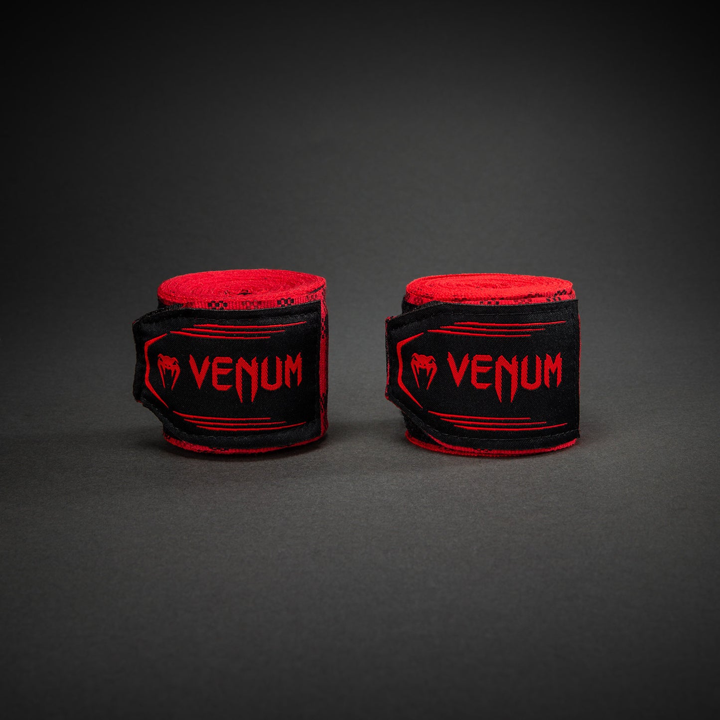 Venum Kontact Evo Tartan Handwraps - Fury Red