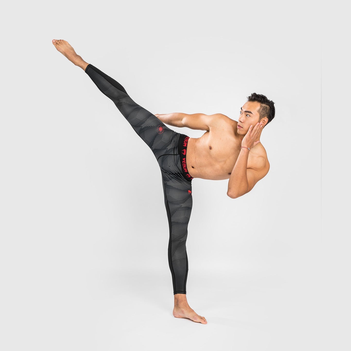 Venum Phantom Spats - Black/Red