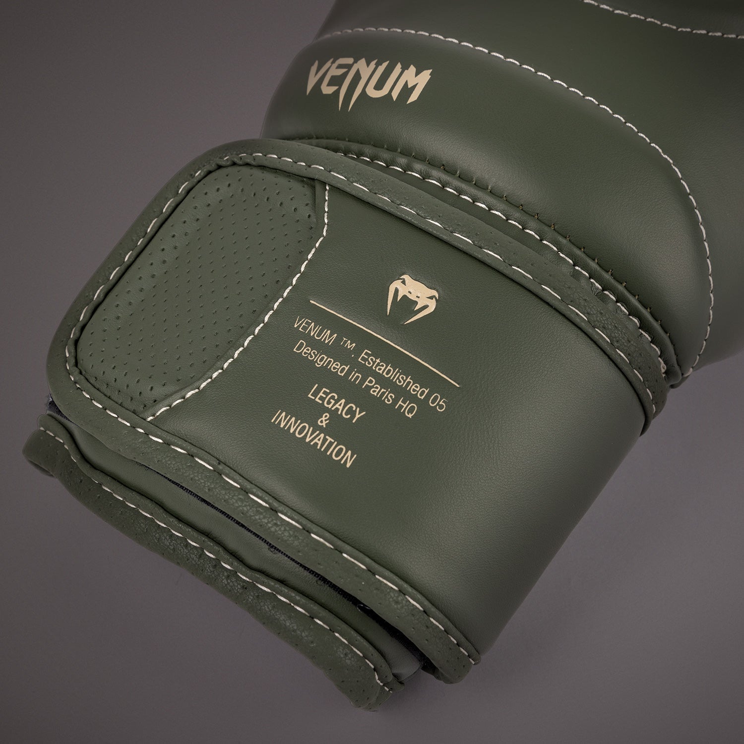 Venum Impact Evo Boxing Gloves - Military Green - Venum