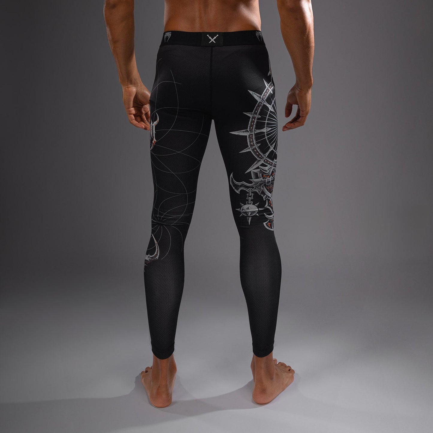 Venum Gladiator 5.0 Men's Spats - Black/Silver