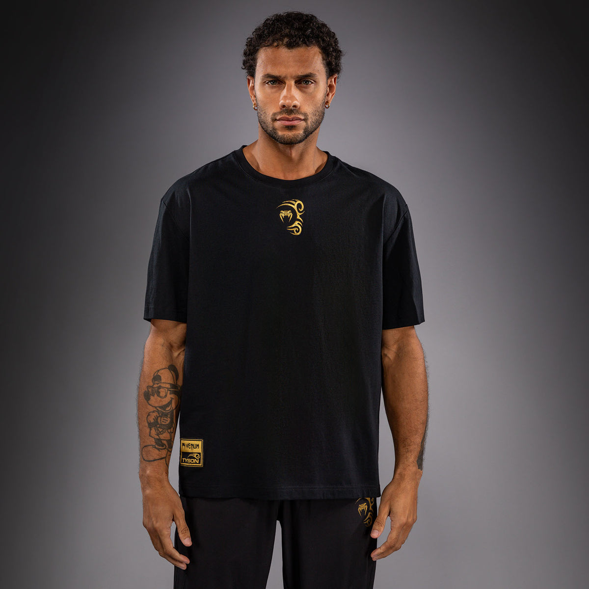 Venum x Mike Tyson Tiger T-Shirt - Black/Gold  product-type_T-Shirts Venum