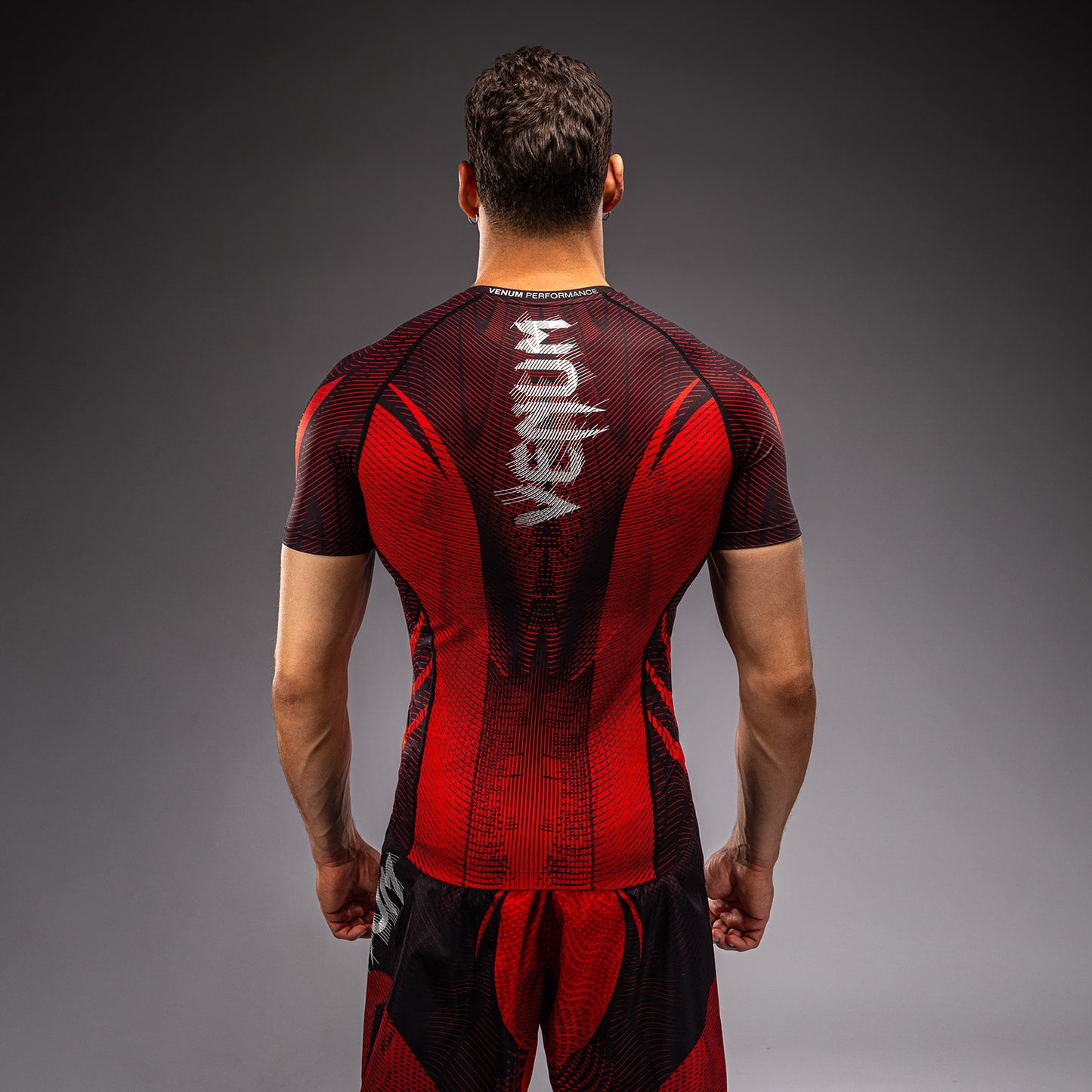 Venum Galactic 3.0 Short Sleeve Rashguard - Red/Silver  product-type_Compression T-Shirts Venum