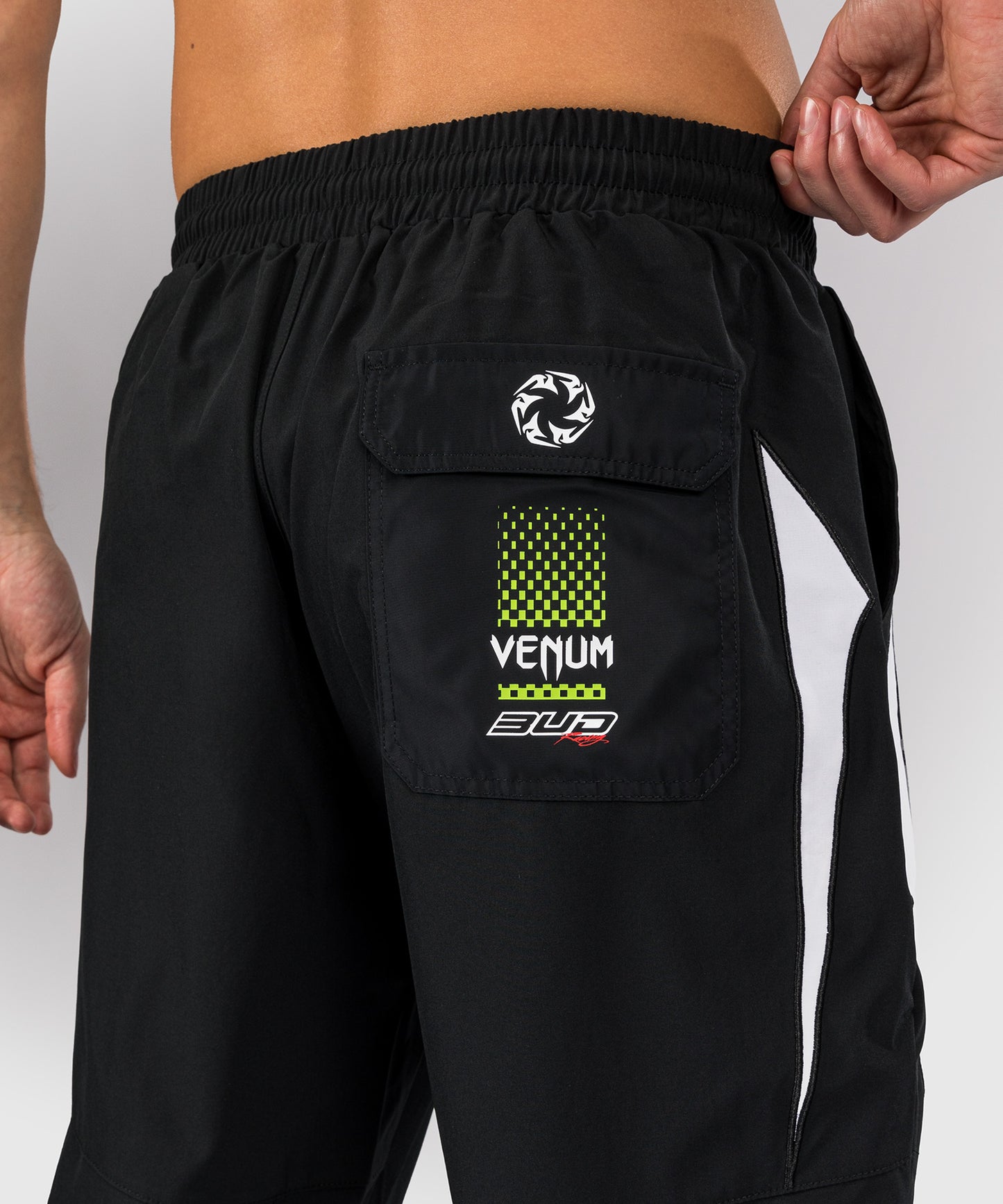 Venum x Bud Racing Men’s Joggers - Black/White/Lime Green