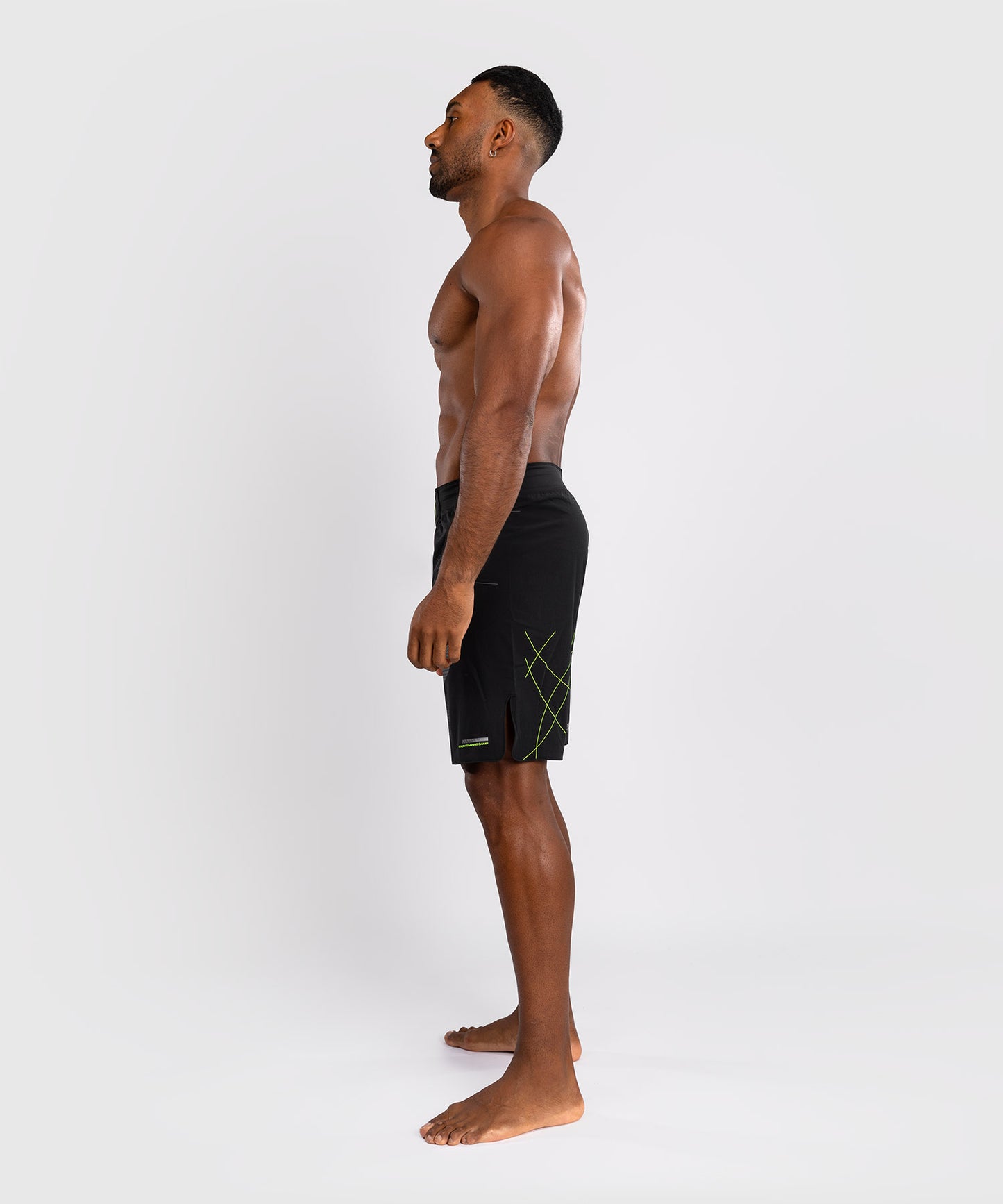 Venum Training Camp 4.0 Fight Short - Black/Neon Green