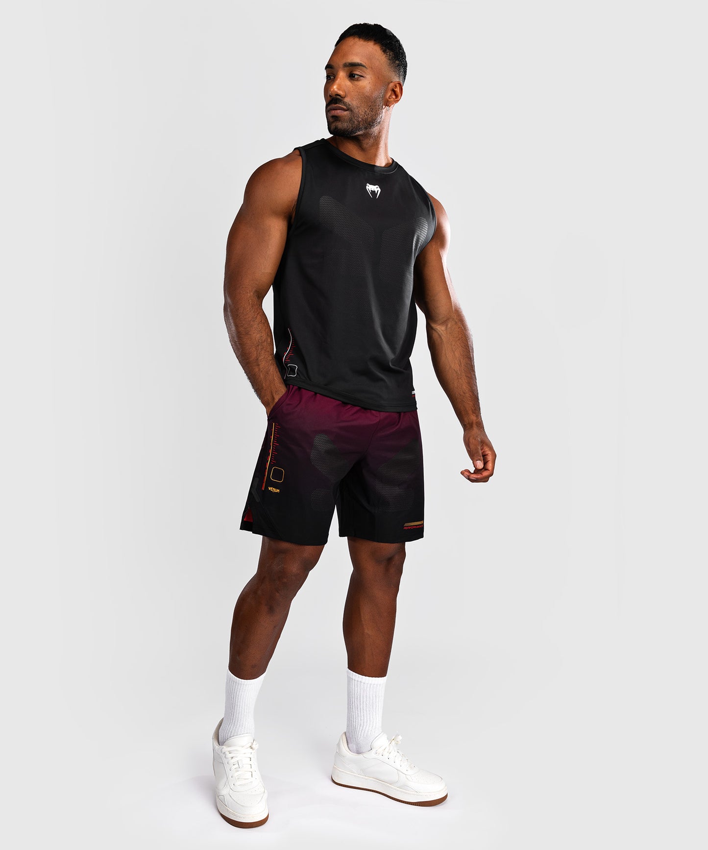 Venum Tactical XT Men's Dry-Tech Tank Top - Black/Fire Red