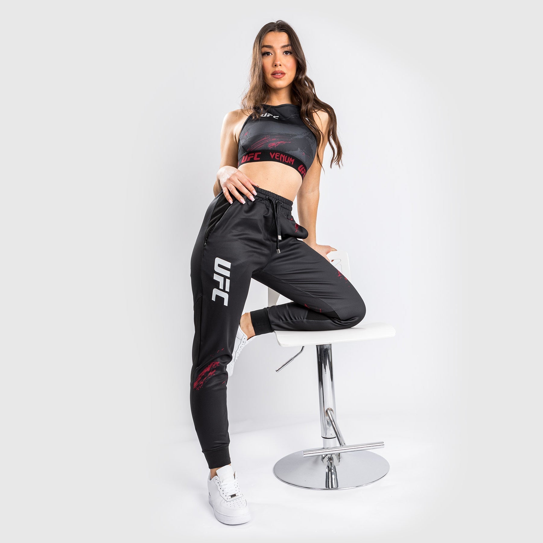 VENOMパンツUFC UFCfighter Men's UFC Fusion by Venum Black Fight Night Jogger Pants