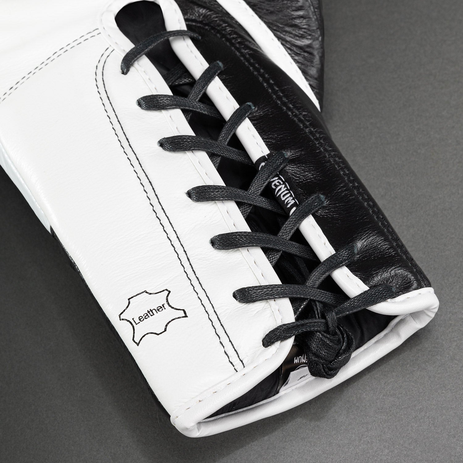 Venum Shield Pro Boxing Gloves with Laces - Black/White - Venum
