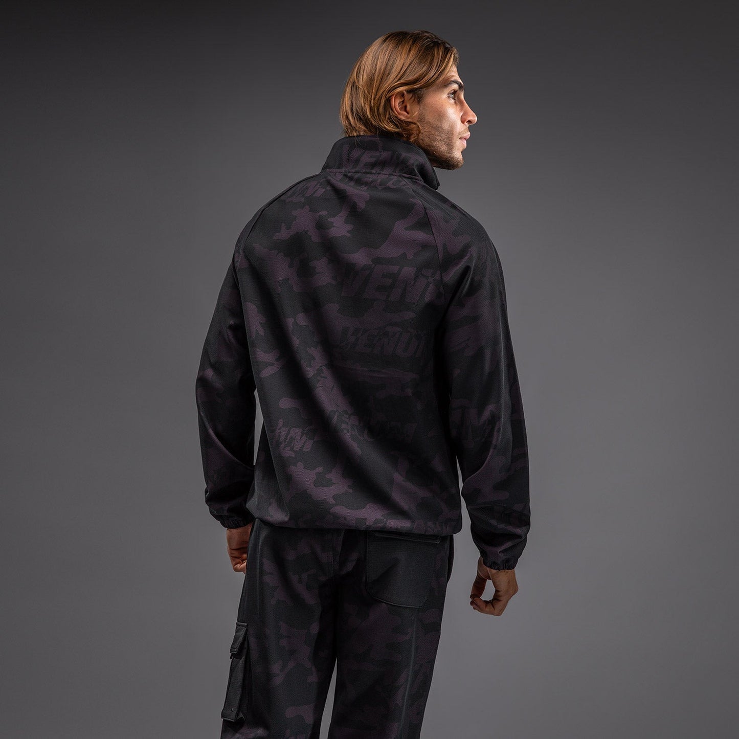 Venum Trooper Men's Half-Zip Jacket - Black/Purple