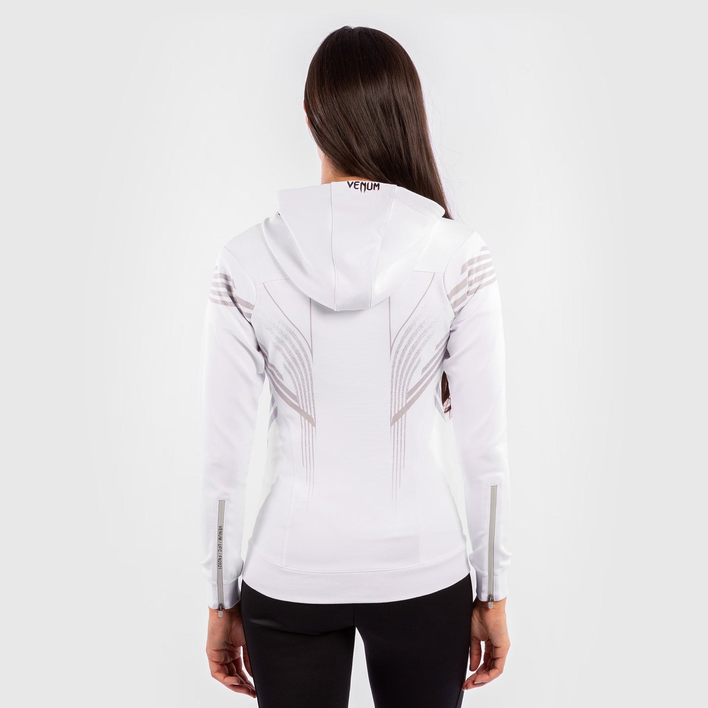 UFC Venum Authentic Fight Night Women's Walkout Hoodie - White