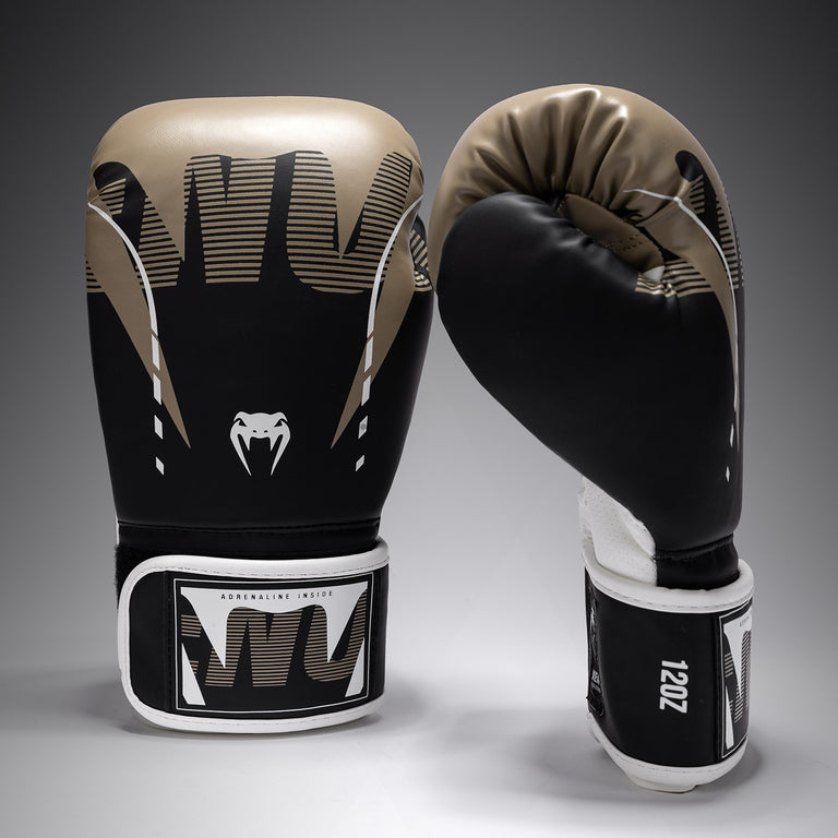 Venum Adrenaline Boxing Gloves - Black/Sand - Venum