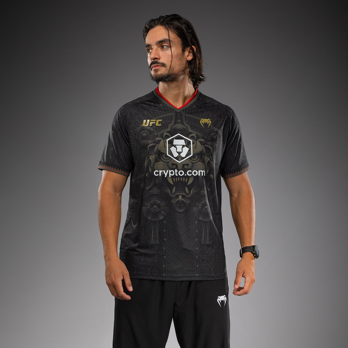 Men’s Noche UFC 2.0 by Venum Black Authentic Fight Night Walkout Personalized Jersey