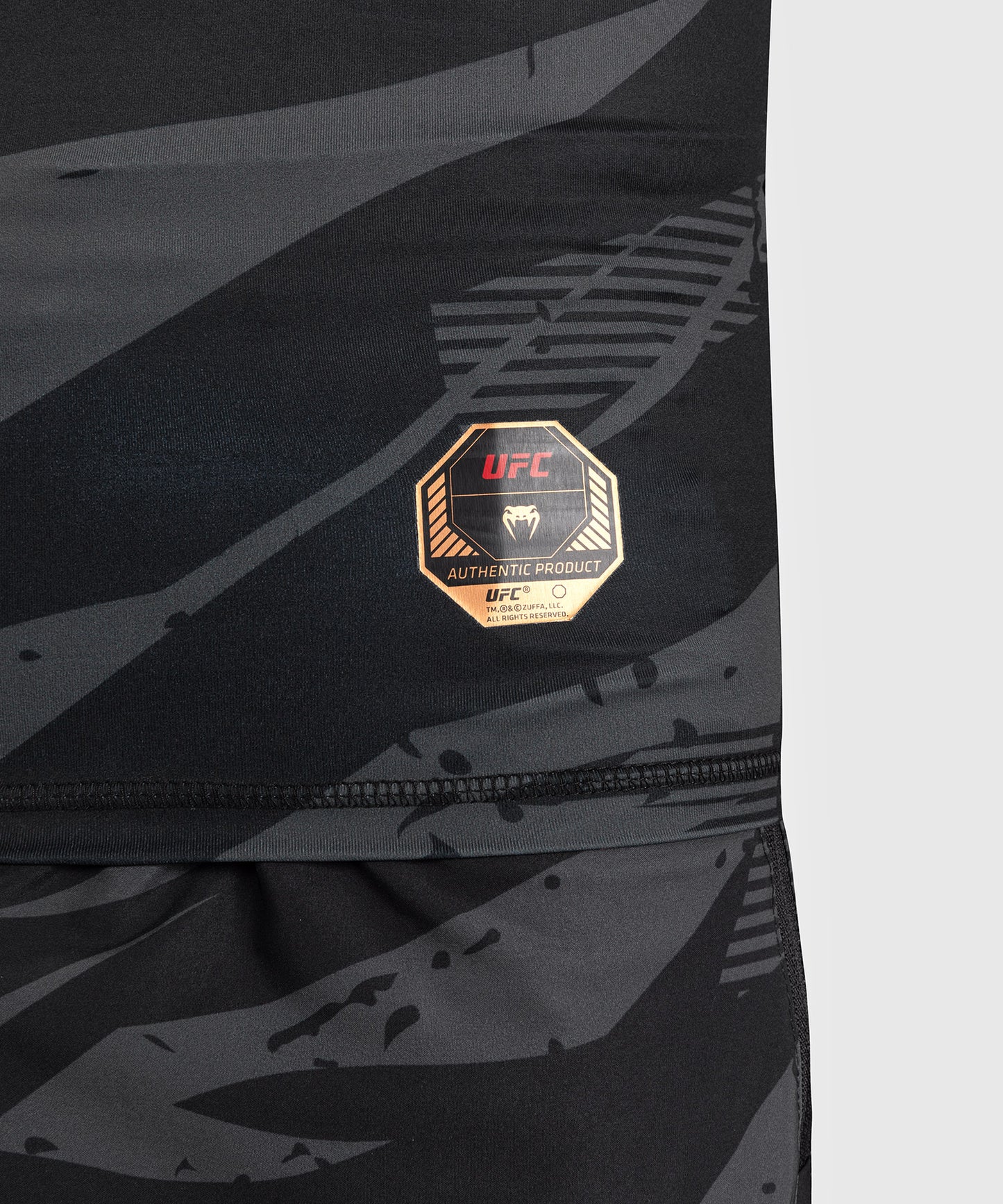 UFC Adrenaline by Venum Fight Week Performance Long Sleeve Rashguard - Urban Camo