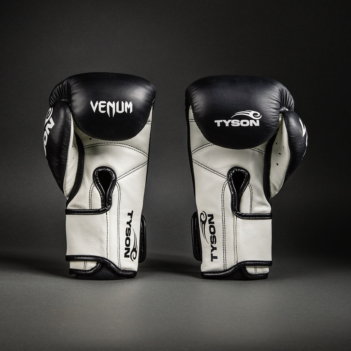Venum Giant 2.0 Mike Tyson Pro Boxing Gloves - Deep Black/Optical - Venum