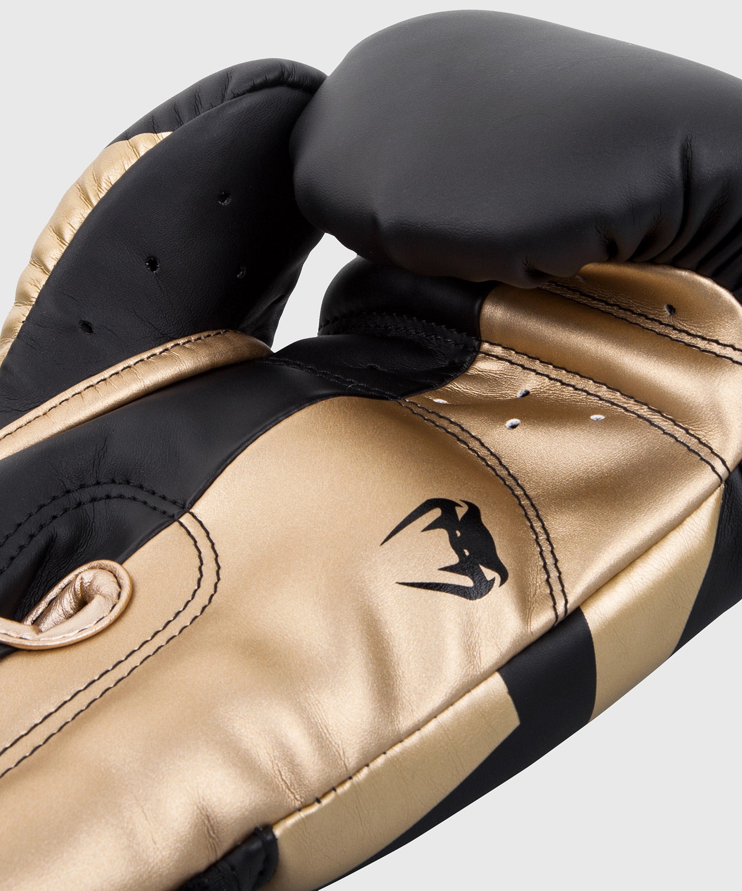 Venum Elite Boxing Gloves - Black/Gold - Venum
