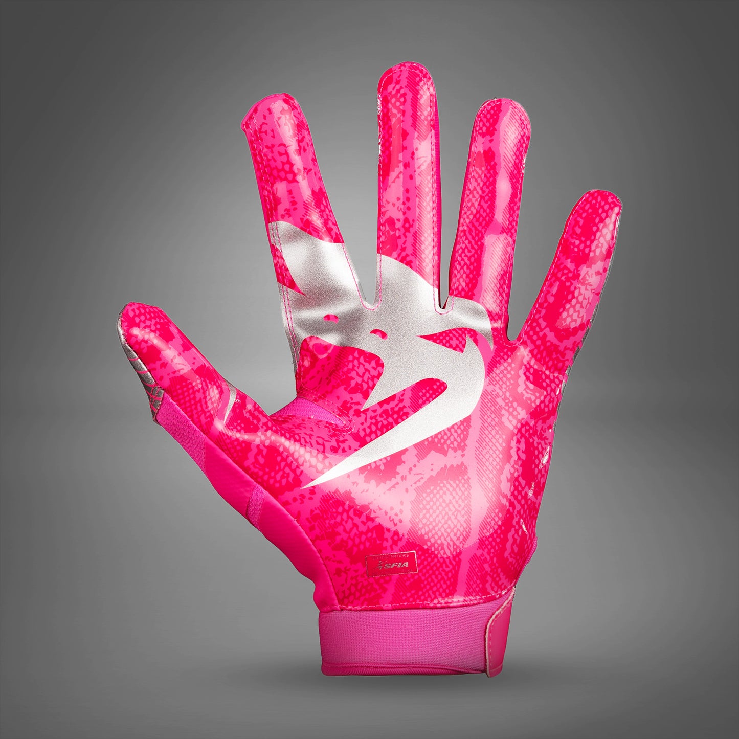 Venum Elite Football Gloves - Neon Pink/Silver