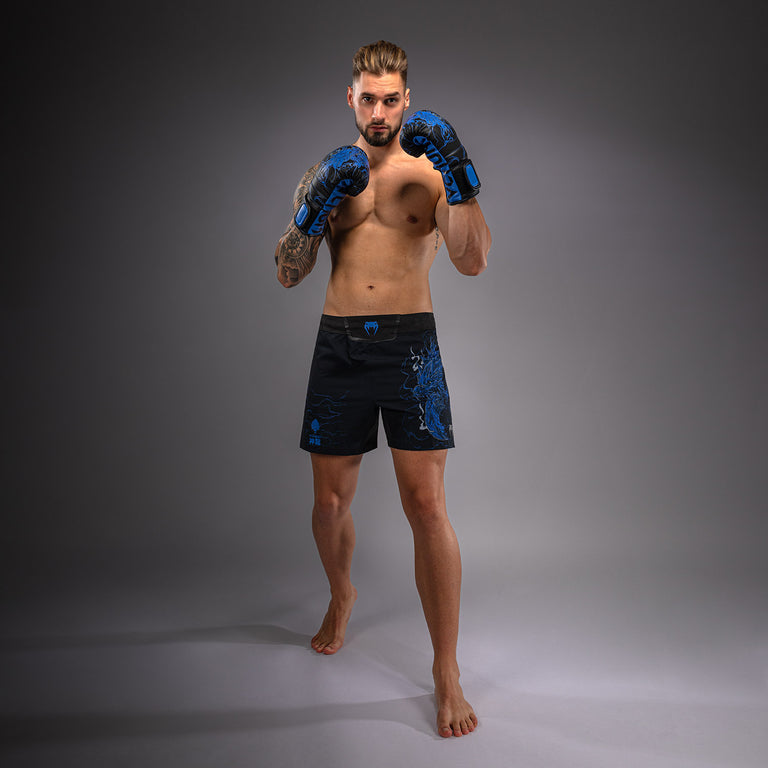 Venum Thunder Dragon Fightshorts - Black/Royal Blue - Venum
