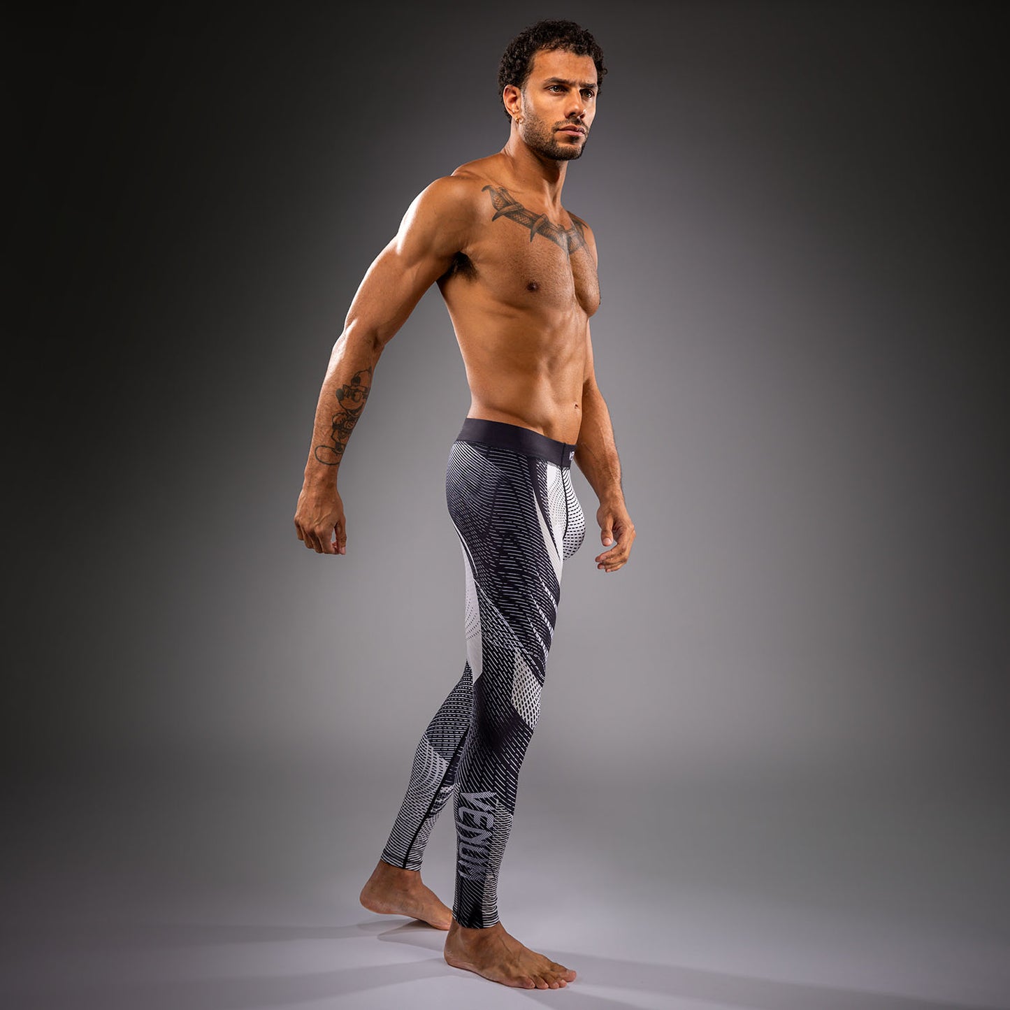 Venum Galactic 3.0 Spats - Off-White/Black  product-type_Compression Pants Venum