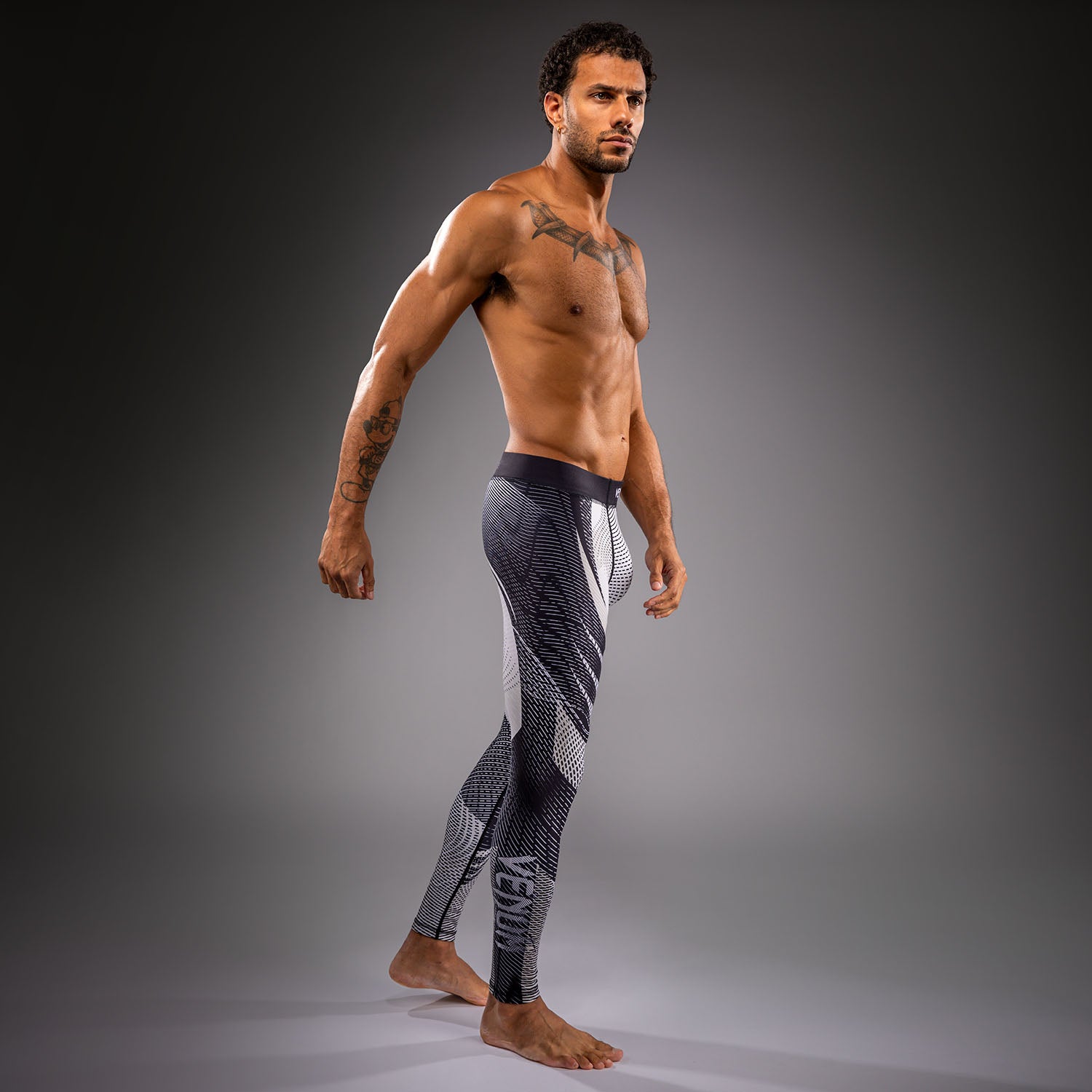 Venum Galactic 3.0 Spats - Off-White/Black  product-type_Compression Pants Venum
