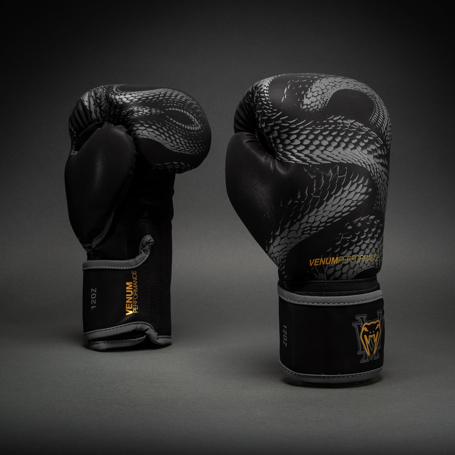 Venum Matupa Boxing Gloves - Black/Grey/Gold - Venum - Venum