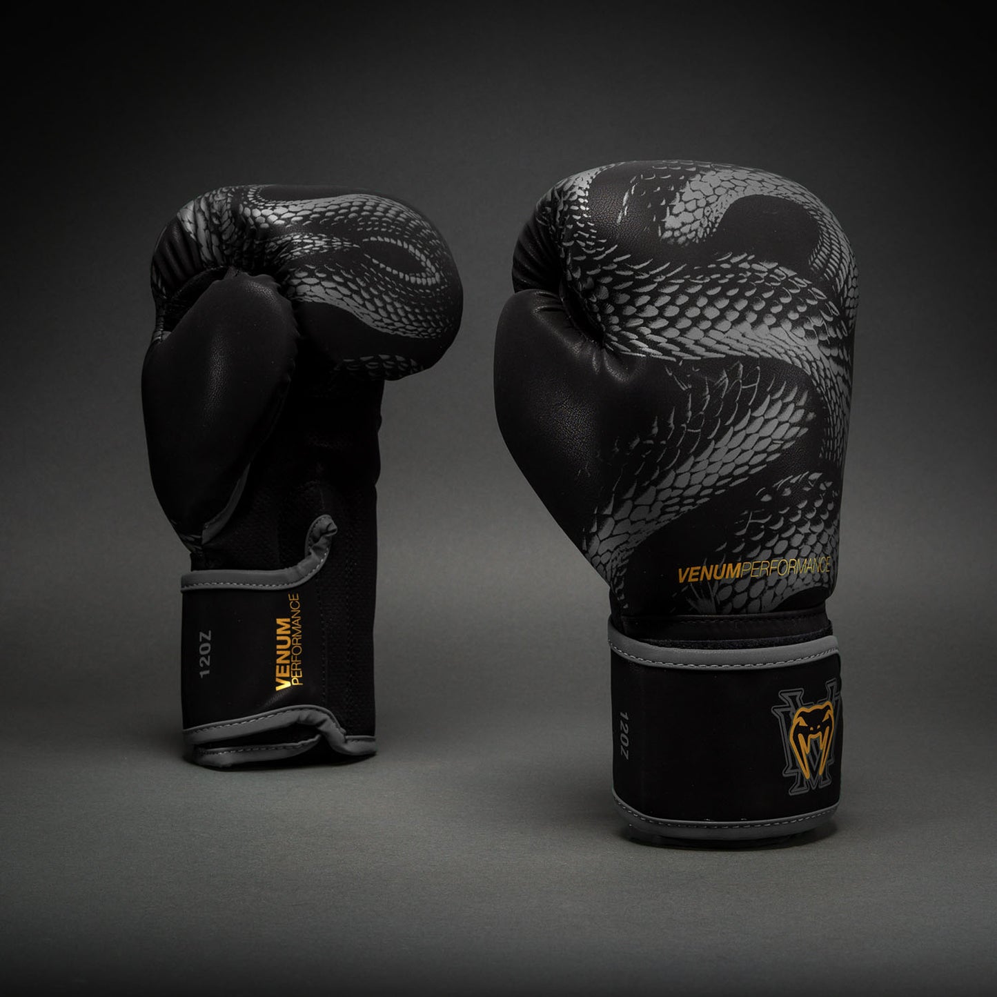 Venum Matupa Boxing Gloves - Black/Grey/Gold