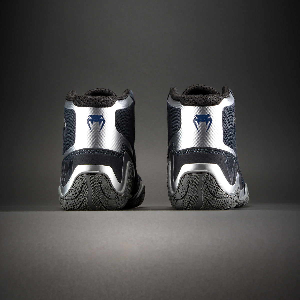 Venum Elite Wrestling Shoes - Navy Blue