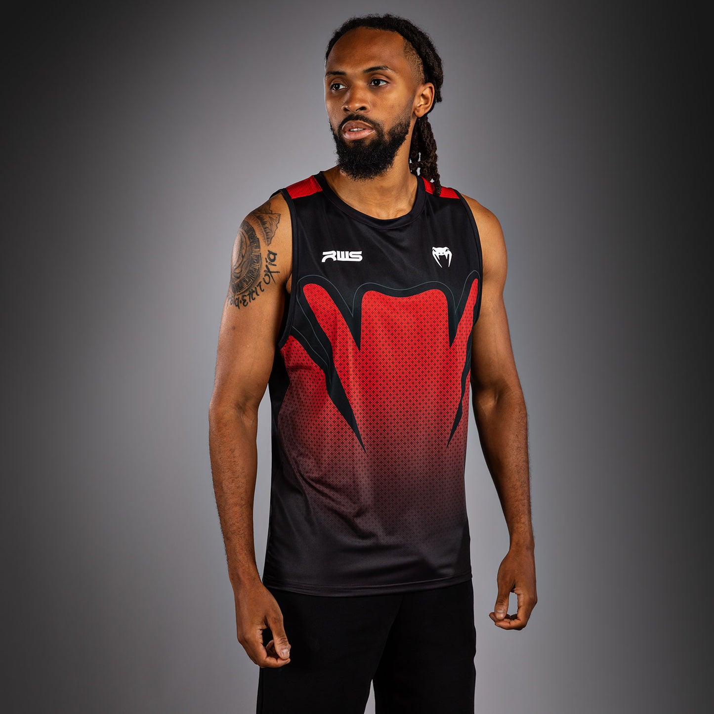 Venum x RWS 2.0 Men’s Dry-Tech Tank Top - Black/Red