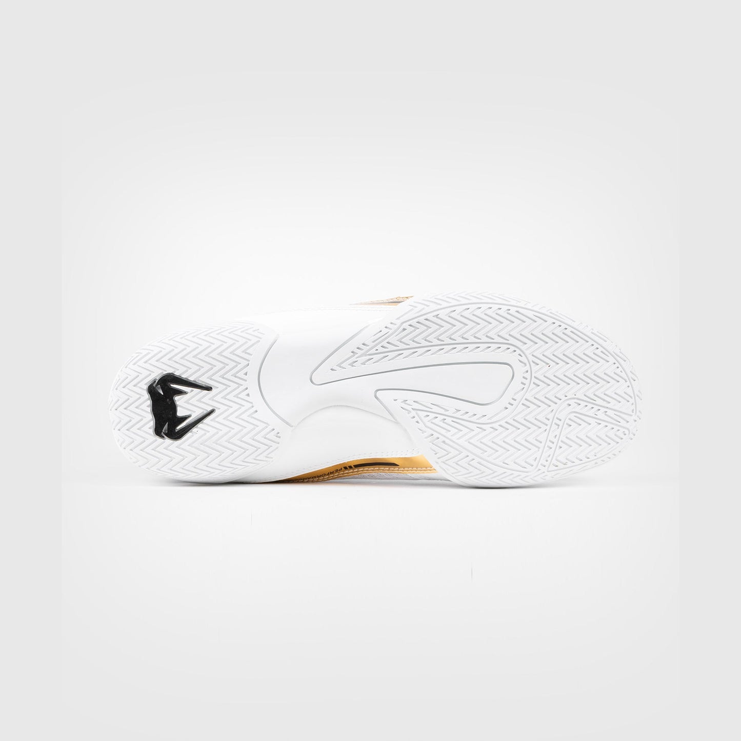 Venum Elite Boxing Shoes - White/Black/Gold