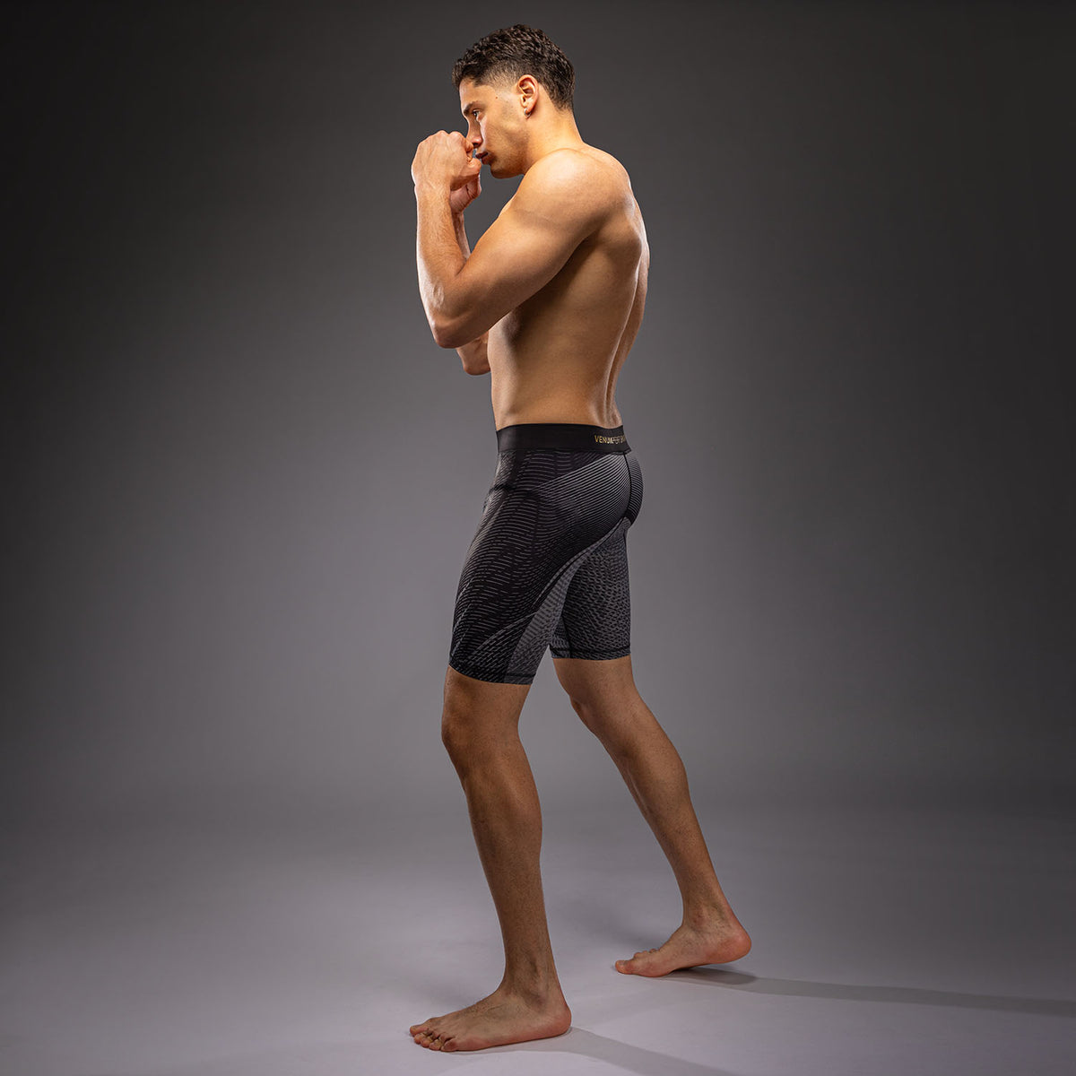 Venum Galactic 3.0 Vale Tudo Shorts - Black/Gold  product-type_Compression shorts Venum