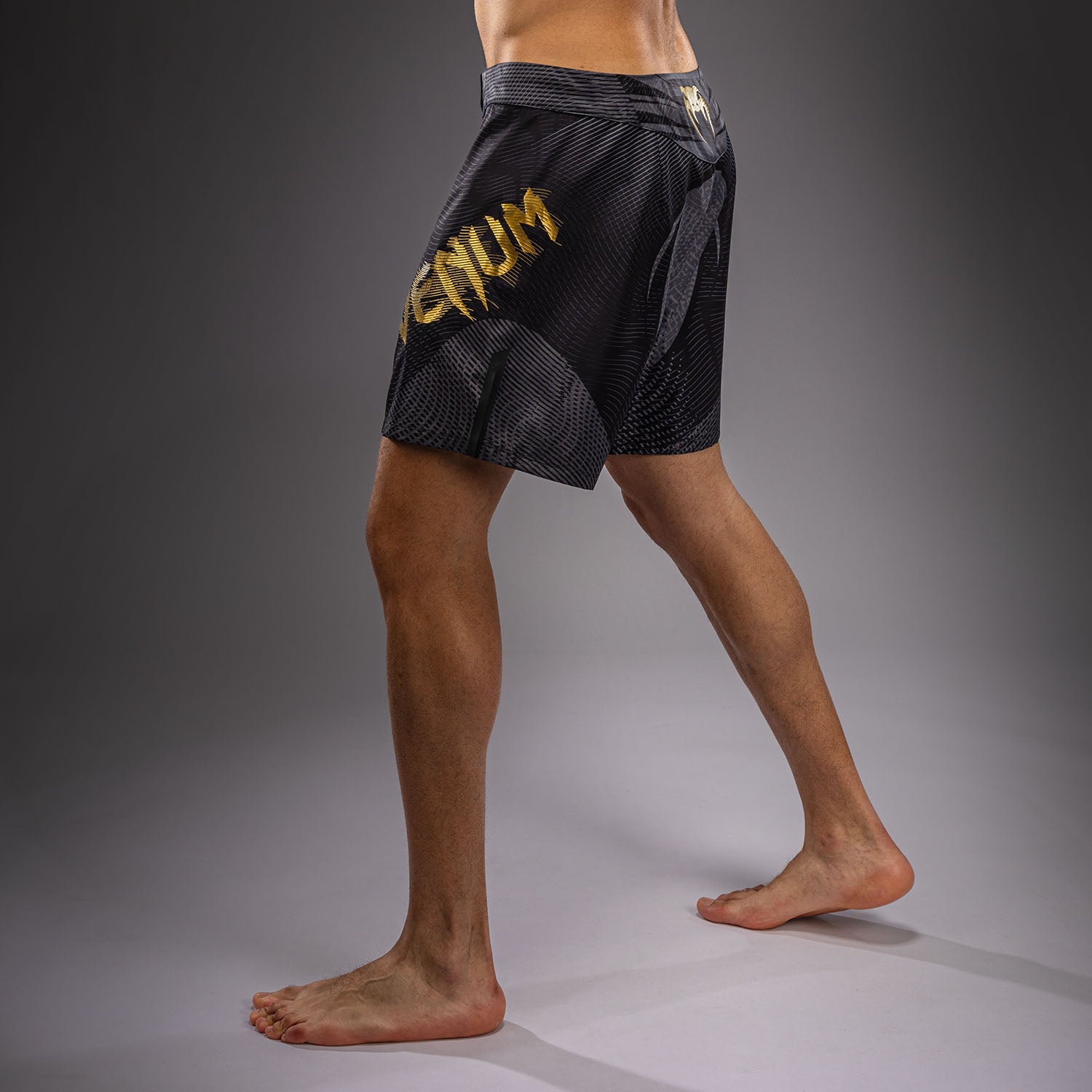 Venum Galactic 3.0 Fight Shorts - Black/Gold  product-type_MMA Shorts Venum