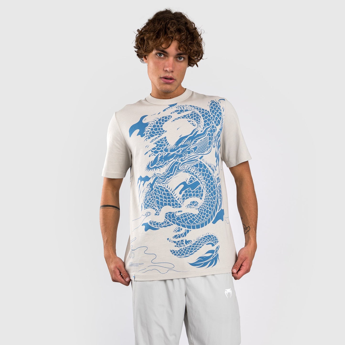 Venum Dragon’s Flight Men’s T-Shirt - Misty Blue