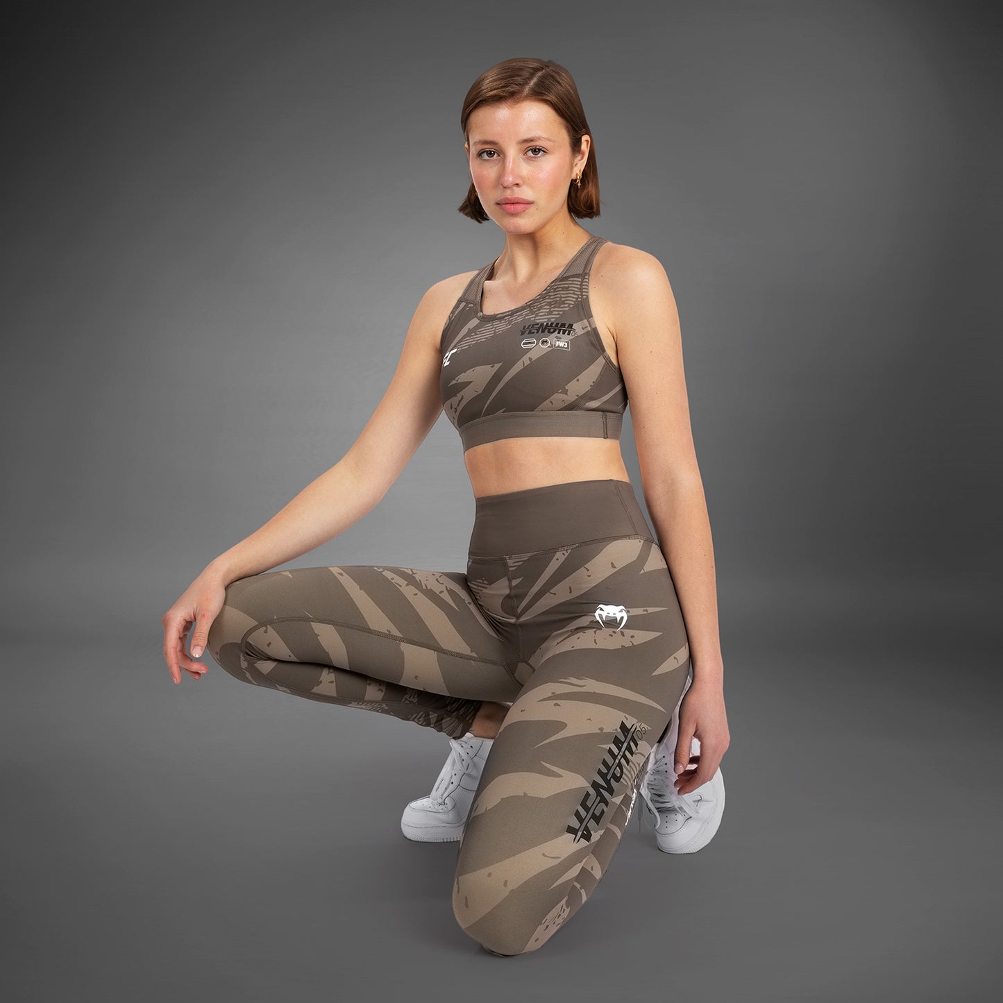 UFC Adrenaline by Venum Fight Week Women’s Performance Tight - Desert Camo