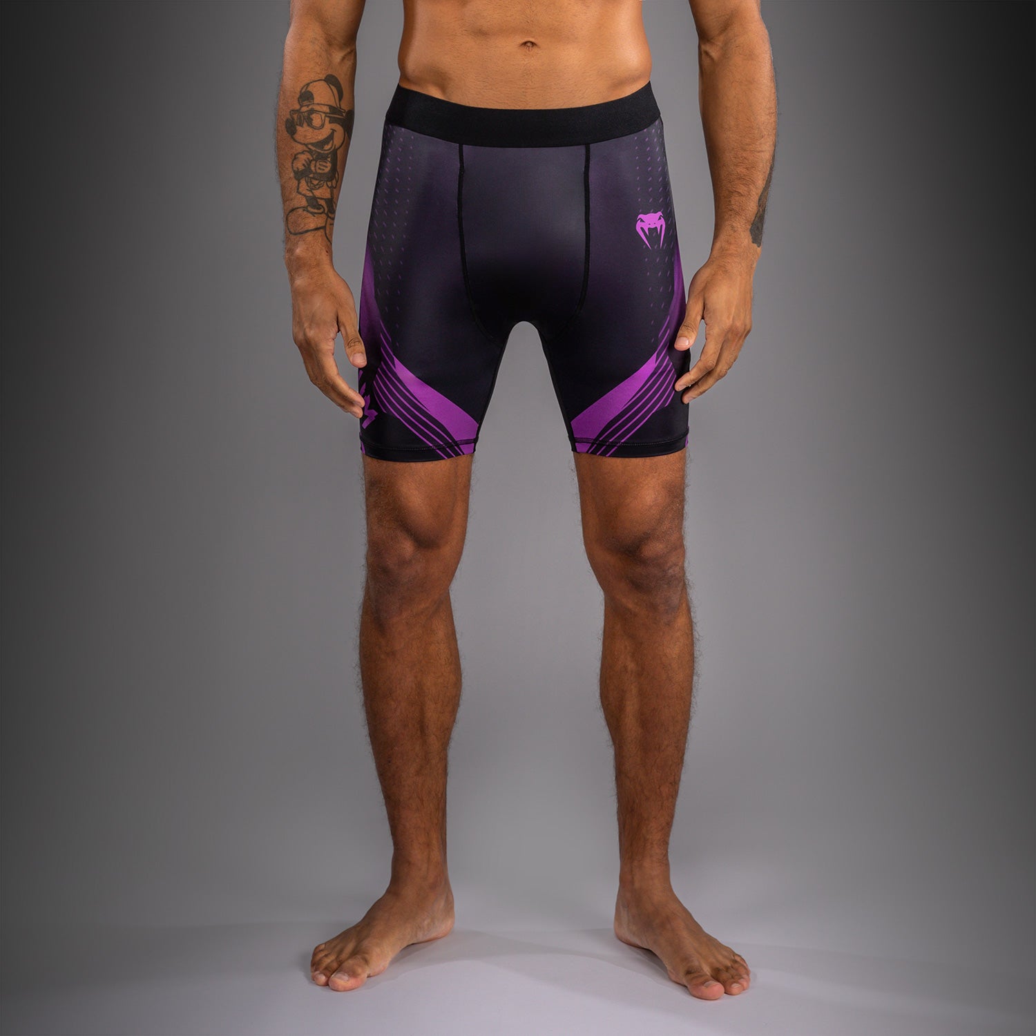 Venum No-Gi 6.0 Vale Tudo Shorts - Black/Purple  product-type_Compression shorts Venum