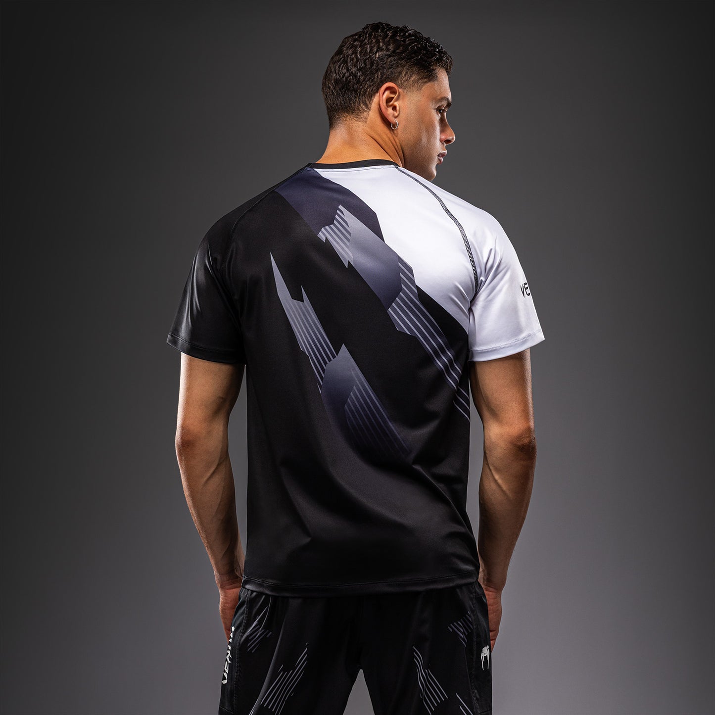 Venum No-Gi 6.0 Dry Tech T-Shirt - Black/White  product-type_Dry Tech T-Shirts Venum