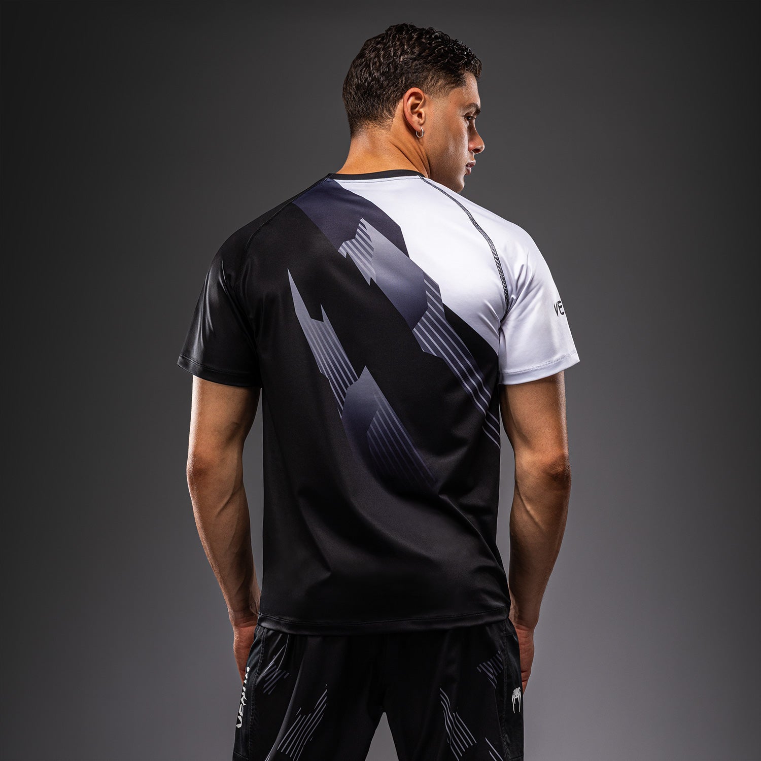 Venum No-Gi 6.0 Dry Tech T-Shirt - Black/White  product-type_Dry Tech T-Shirts Venum