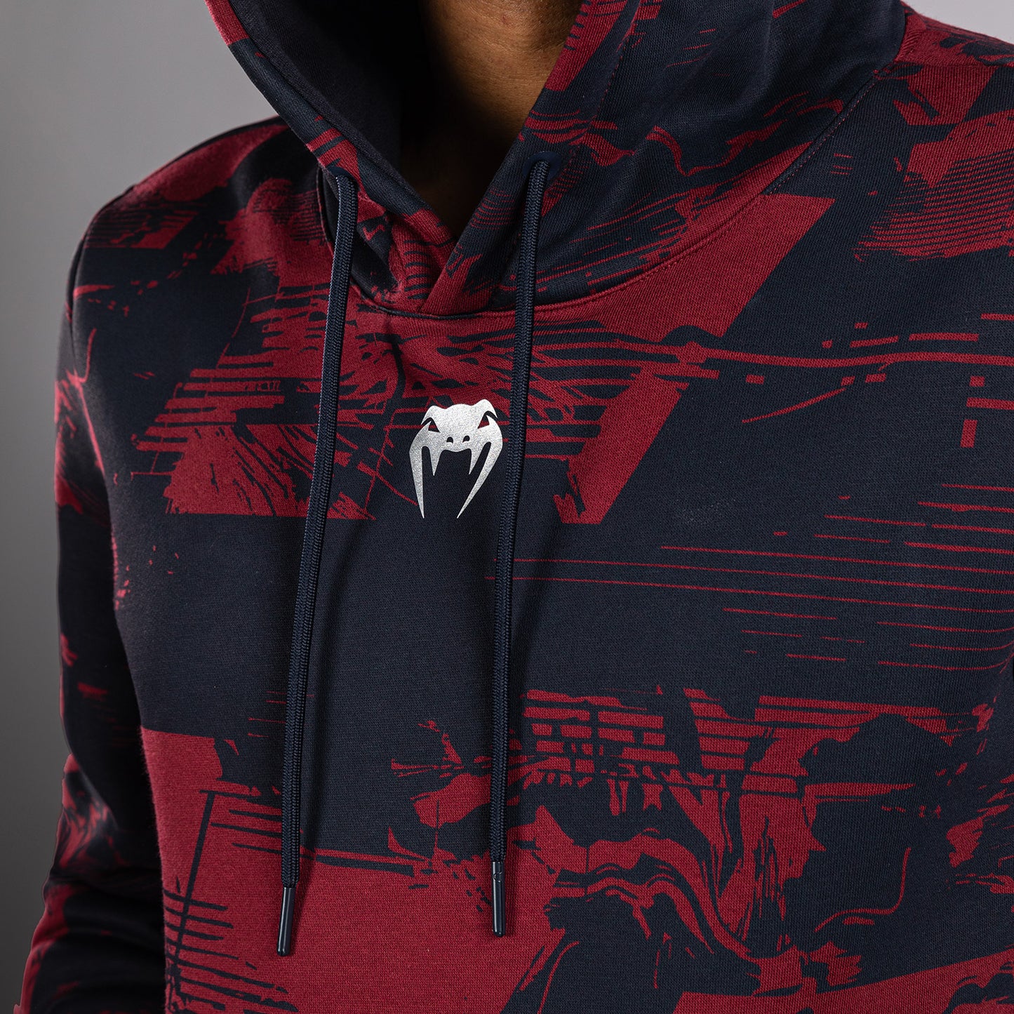 Men's UFC Zenith by Venum Burgundy Authentic Fight Week Pullover Hoodie