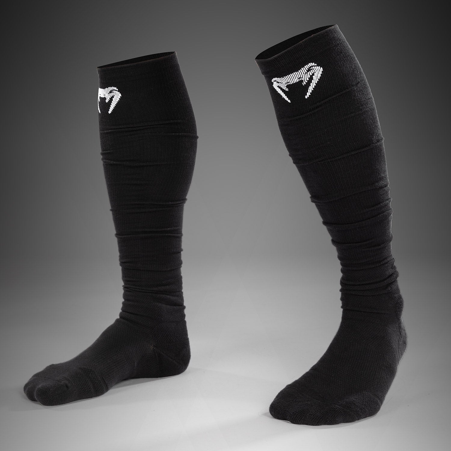 Venum Elite Performance Long Socks - Black/White  product-type_American Football Socks Venum