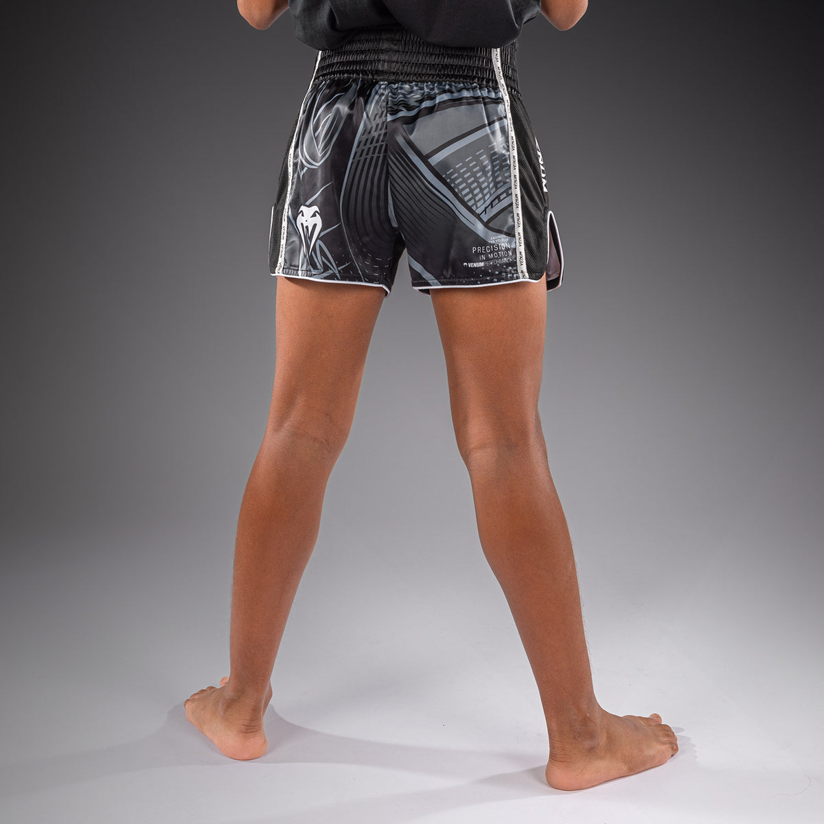Crimson Viper 2.0 Muay Thai Shorts Black/Grey